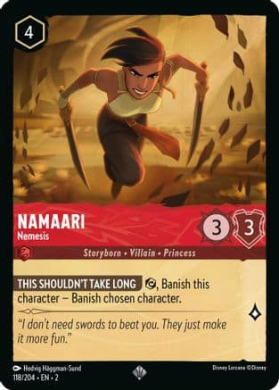 Namaari - Nemesis (118/204) [Rise of the Floodborn] Cold Foil