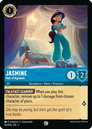 Jasmine - Heir of Agrabah (151/204) [Rise of the Floodborn] Cold Foil