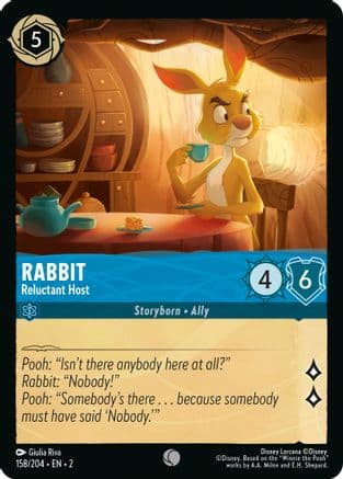 Rabbit - Reluctant Host (158/204) [Rise of the Floodborn] Cold Foil