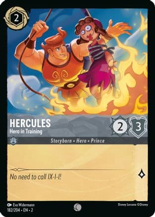 Hercules - Hero in Training (182/204) [Rise of the Floodborn] Cold Foil