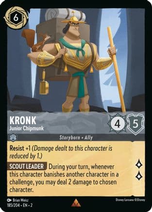 Kronk - Junior Chipmunk (185/204) [Rise of the Floodborn] Cold Foil