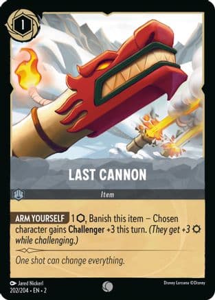 Last Cannon (202/204) [Rise of the Floodborn] Cold Foil