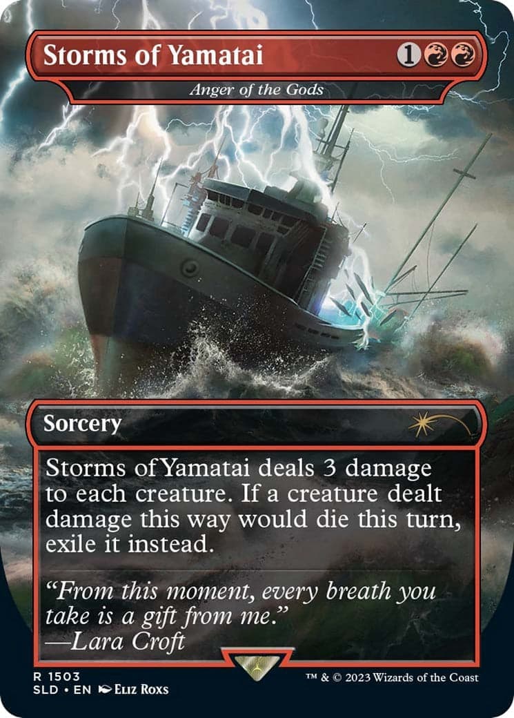 Storms of Yamatai - Anger of the Gods [Secret Lair Drop Series] Foil