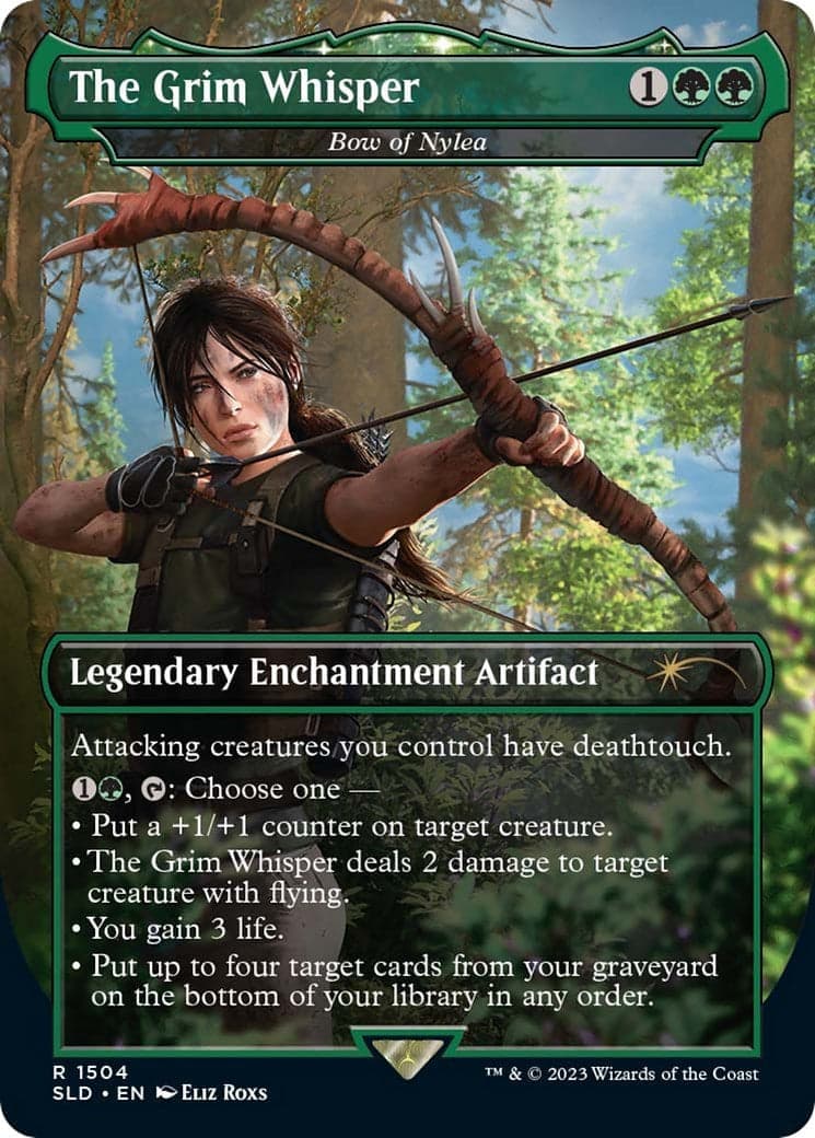 The Grim Whisper - Bow of Nylea [Secret Lair Drop Series] Foil