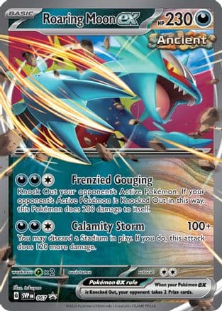 Roaring Moon ex 067- SV Scarlet & Violet Promo Cards Holofoil