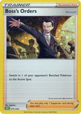 Boss's Orders (CLV) 019- Trading Card Game Classic Holofoil