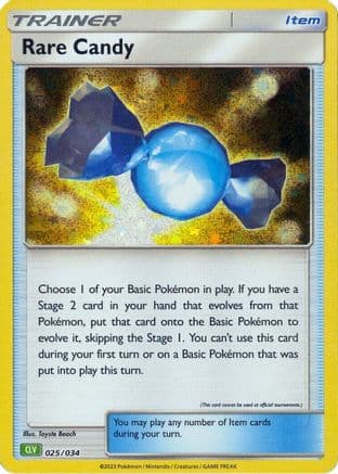 Rare Candy (CLV) 025- Trading Card Game Classic Holofoil