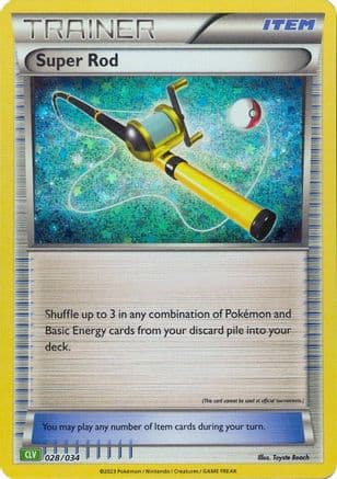 Super Rod (CLV) 028- Trading Card Game Classic Holofoil