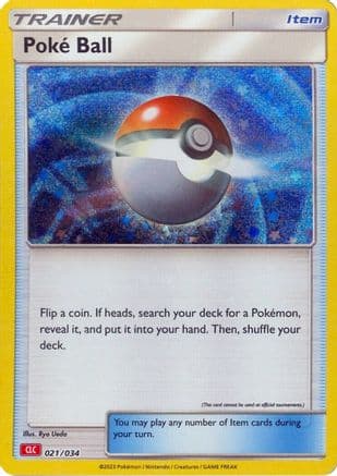 Poke Ball (CLC) 021- Trading Card Game Classic Holofoil
