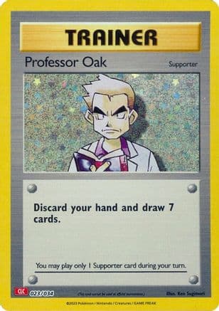 Professor Oak (CLC) 023  - Holofoil Trading Card Game Classic - Classic Collection