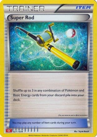 Super Rod (CLC) 027- Trading Card Game Classic Holofoil