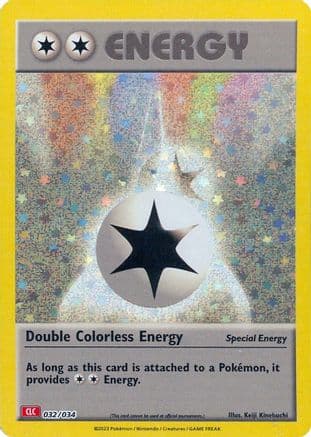 Double Colorless Energy (CLC) 032- Trading Card Game Classic Holofoil