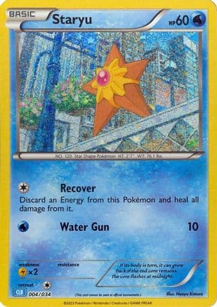 Staryu 004- Trading Card Game Classic Holofoil