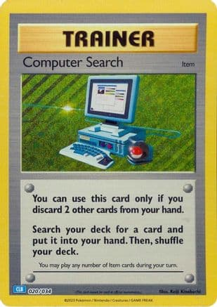 Computer Search (CLB) 020- Trading Card Game Classic Holofoil