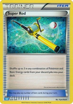 Super Rod (CLB) 028- Trading Card Game Classic Holofoil