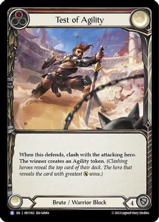 Test of Agility (HVY162) - Heavy Hitters Rainbow Foil