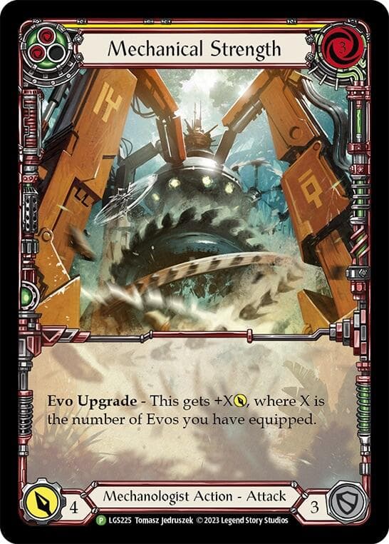 Mechanical Strength (Yellow) [LGS225] (Promo)  Rainbow Foil