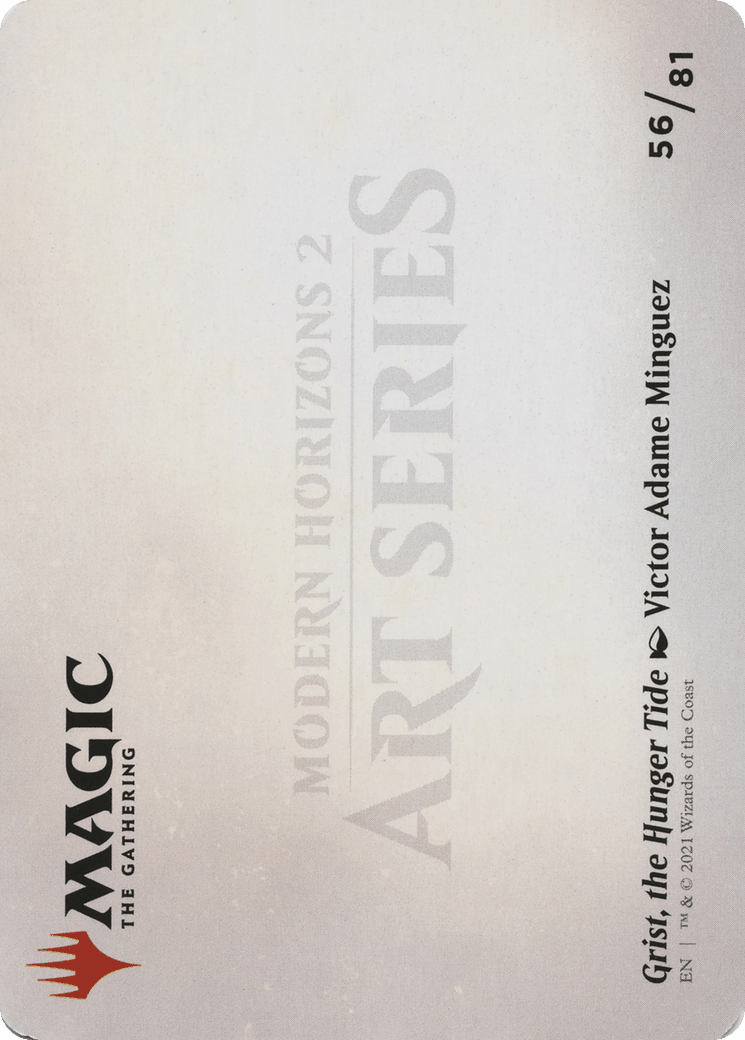 Grist, the Hunger Tide // Grist, the Hunger Tide (AMH2-056) - Modern Horizons 2 Art Series (Borderless) Foil
