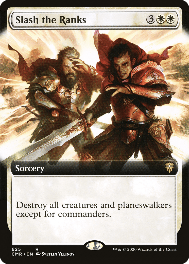 Slash the Ranks (Extended Art) [Commander Legends] Foil