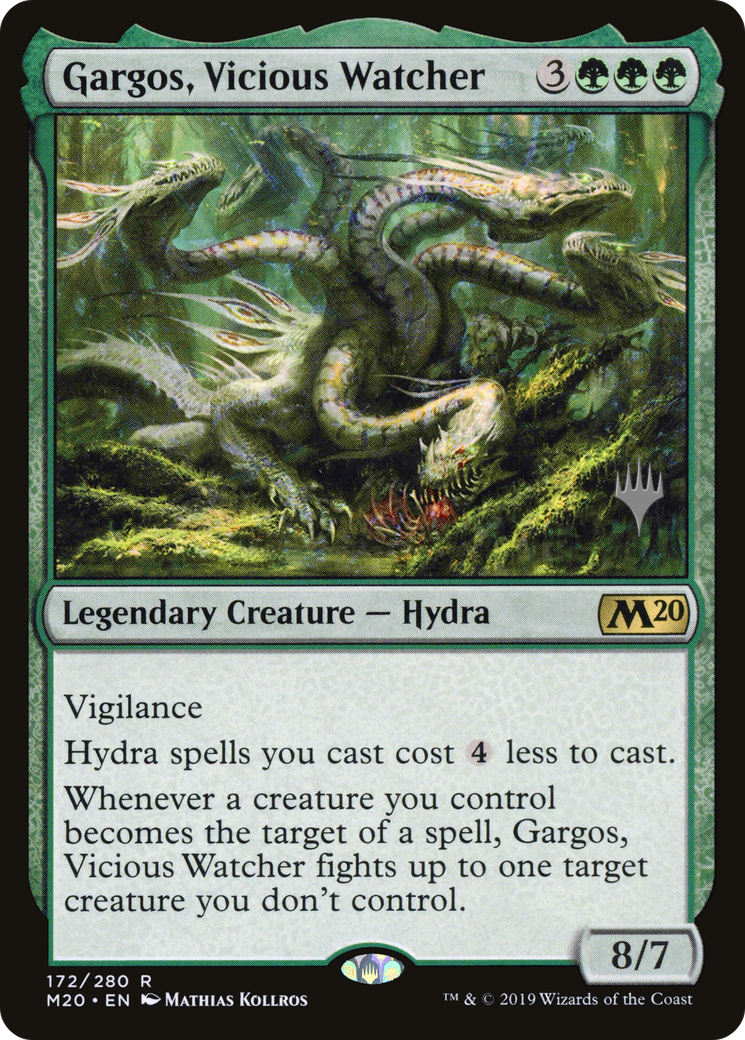 Gargos, Vicious Watcher (Promo Pack) [Core Set 2020 Promos] Foil