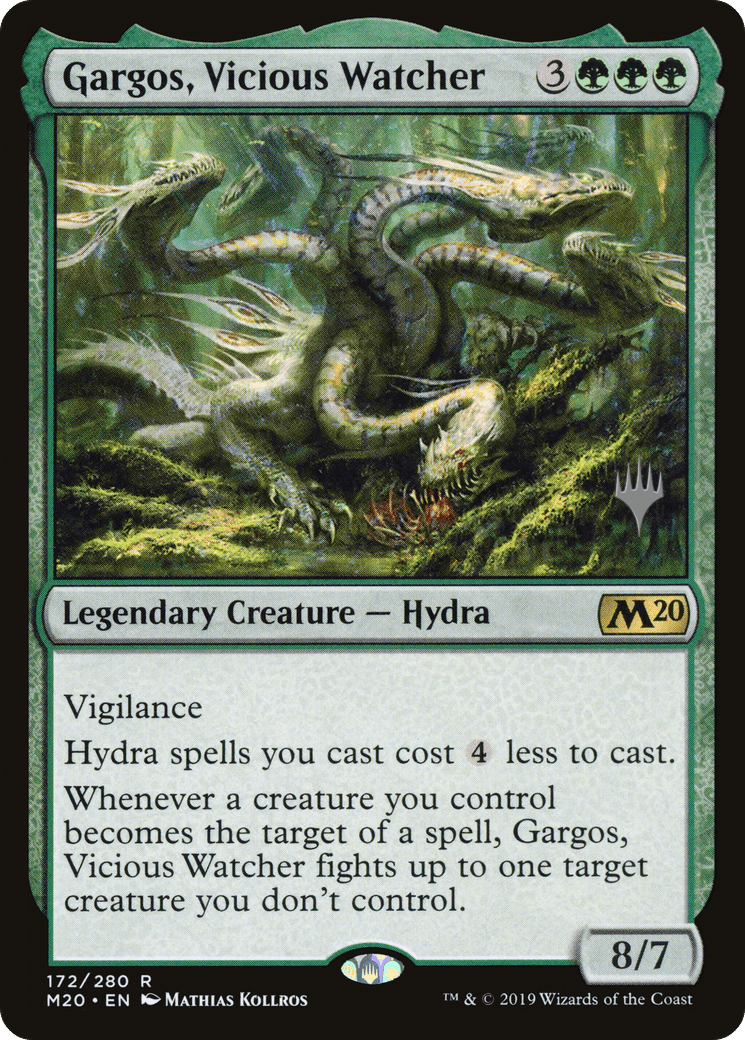 Gargos, Vicious Watcher (Promo Pack) [Core Set 2020 Promos] Foil