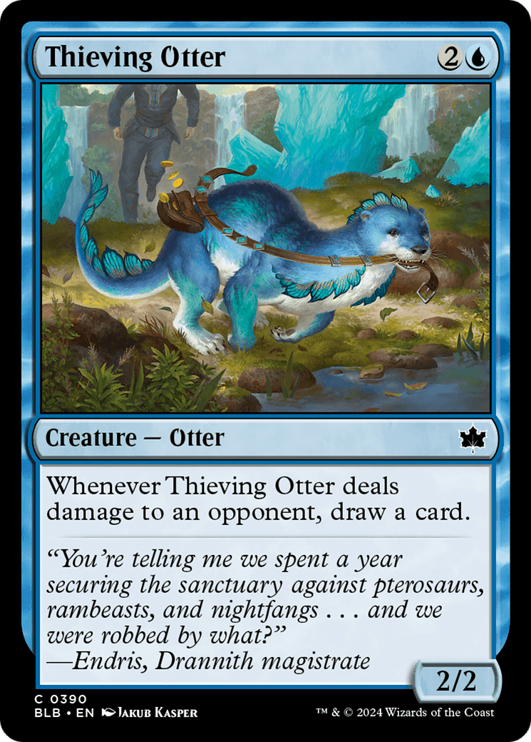 Thieving Otter (390) [Bloomburrow]  Foil
