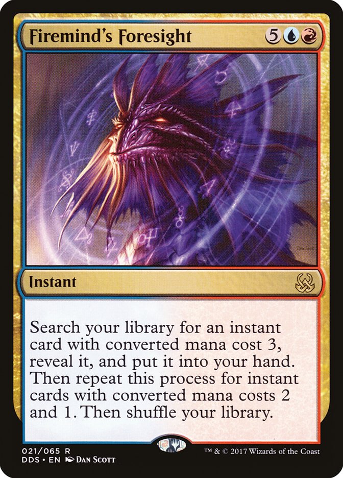 Firemind's Foresight 21/65 (Duel Decks: Mind vs. Might) 