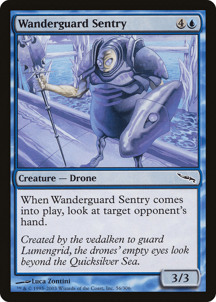 Wanderguard Sentry [Mirrodin] Foil