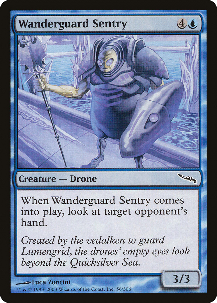 Wanderguard Sentry [Mirrodin] Foil