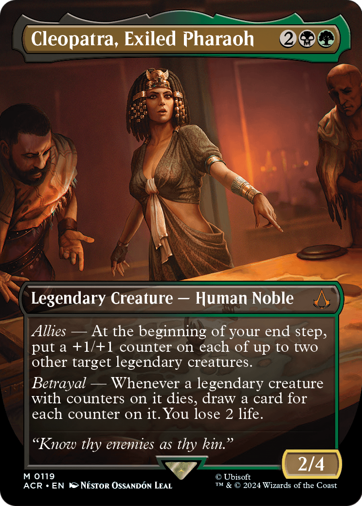 Cleopatra, Exiled Pharaoh (Borderless) [Assassin's Creed] Foil