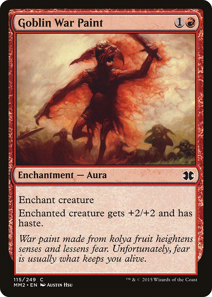 Goblin War Paint [Modern Masters 2015] Foil