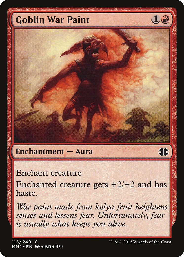Goblin War Paint [Modern Masters 2015] Foil
