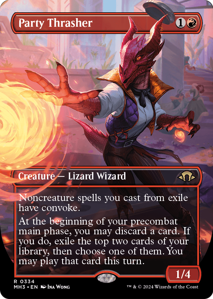 Party Thrasher (Borderless) [Modern Horizons 3] Foil