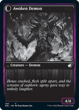 Ecstatic Awakener // Awoken Demon [Innistrad: Double Feature] Foil