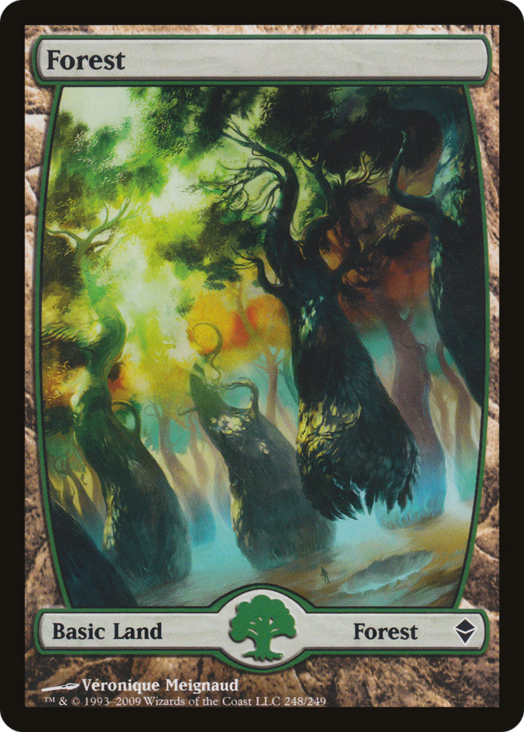 Forest (248) [Zendikar] Foil