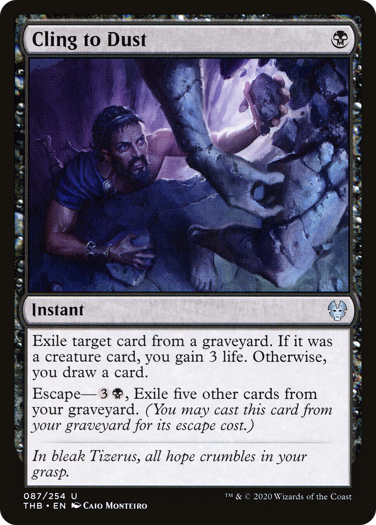 Cling to Dust [Theros Beyond Death] Foil