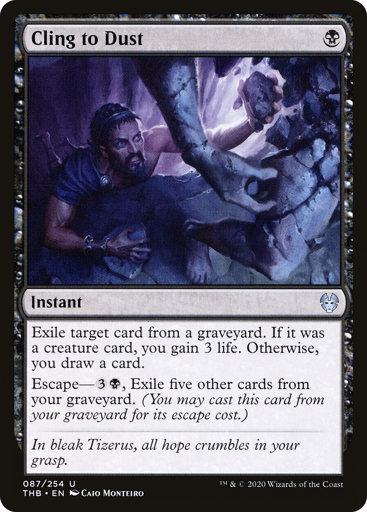 Cling to Dust [Theros Beyond Death] Foil
