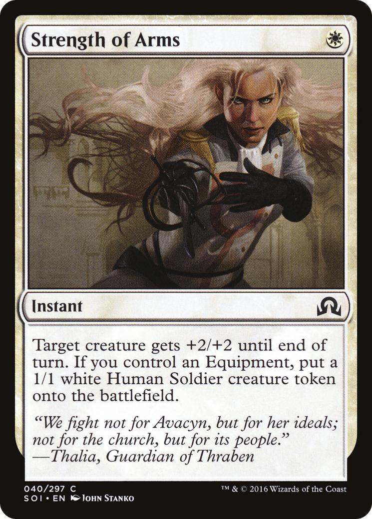 Strength of Arms [Shadows over Innistrad] Foil