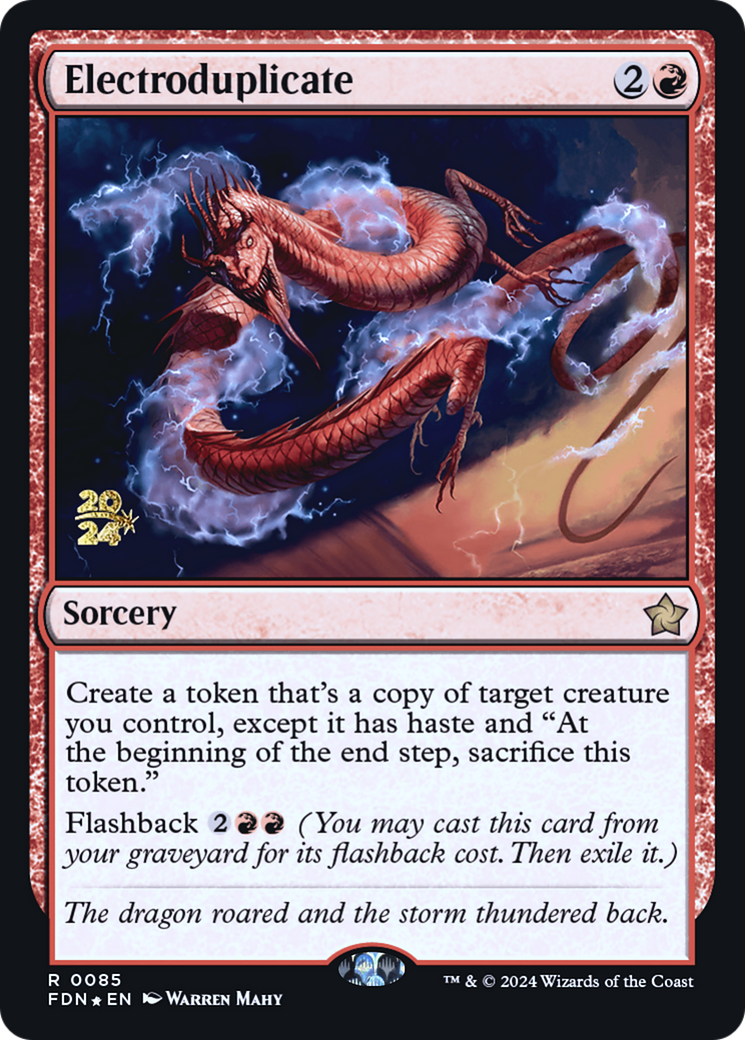 Electroduplicate (-085) - Prerelease Cards