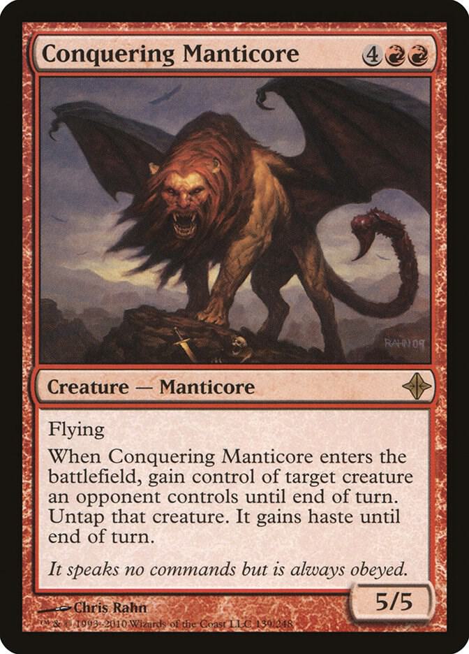 Conquering Manticore 139/248 (Rise of the Eldrazi) 