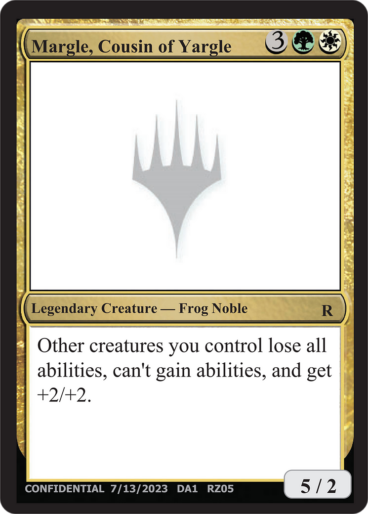 Margle, Cousin of Yargle (DA1-RZ05B) - Unknown Event