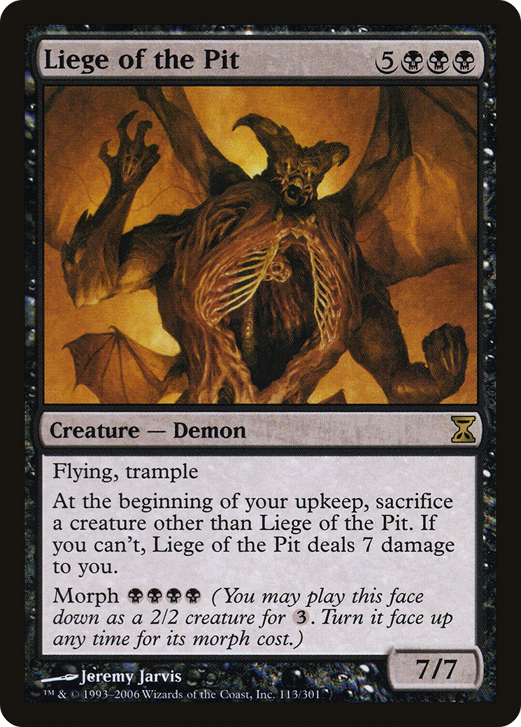 Liege of the Pit [Time Spiral] Foil