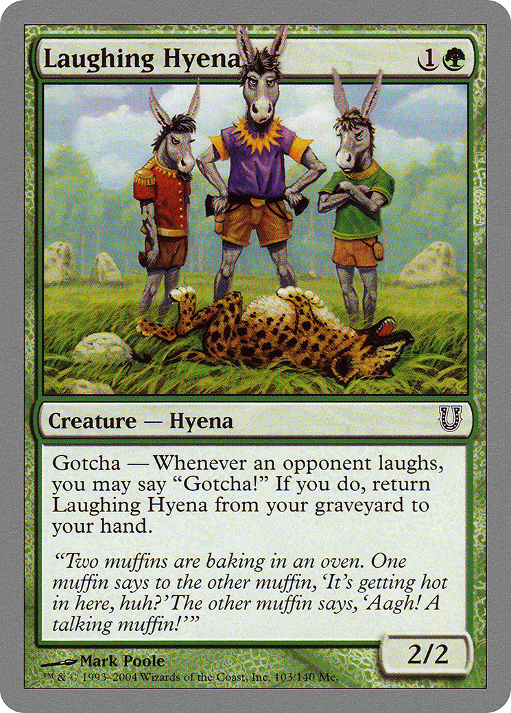 Laughing Hyena (UNH-103) - Unhinged