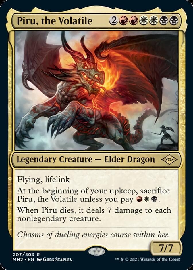 Piru, the Volatile [Modern Horizons 2] Foil