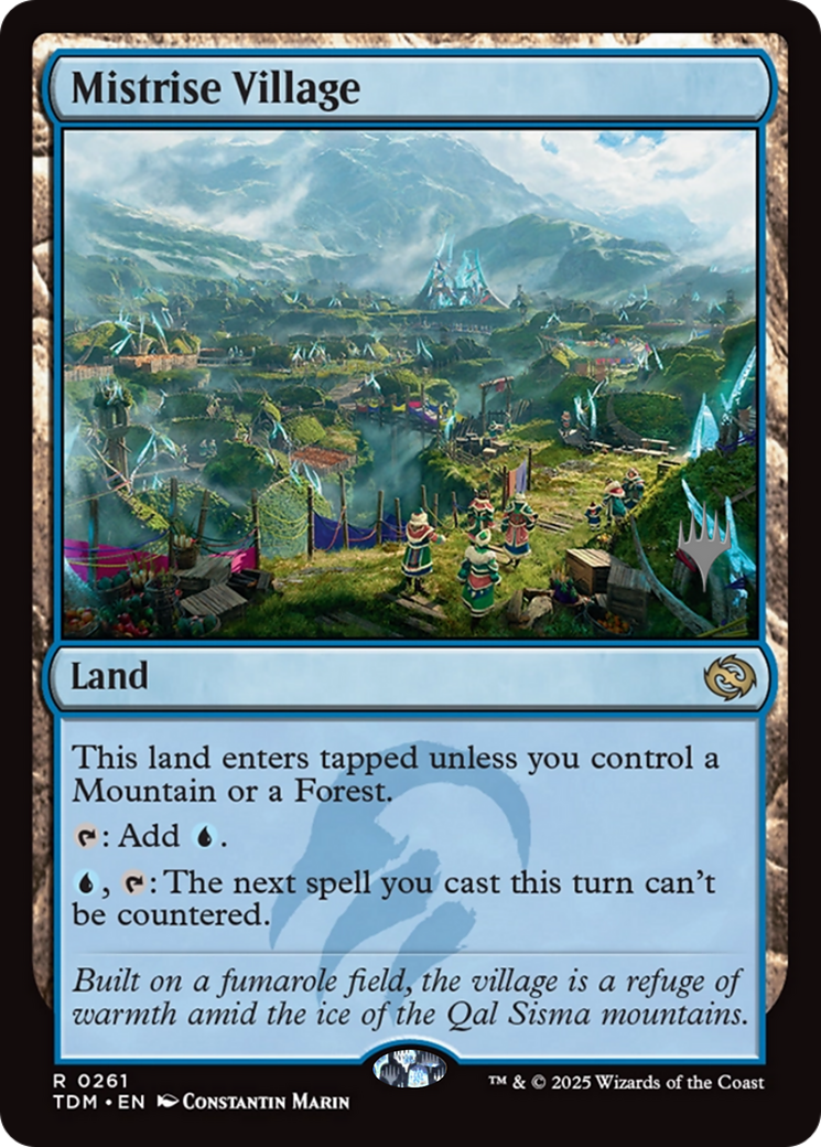 Mistrise Village (261) [Promo Pack: Tarkir: Dragonstorm]