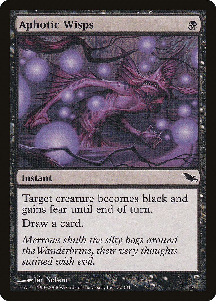Aphotic Wisps [Shadowmoor] Foil