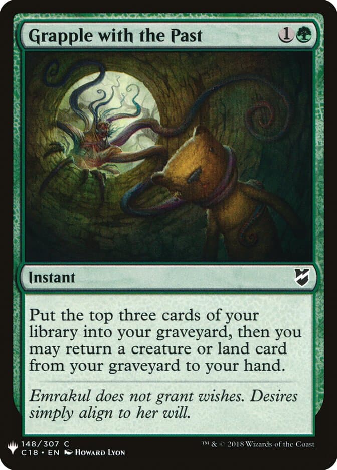 Grapple with the Past |  (C18-148) [The List]