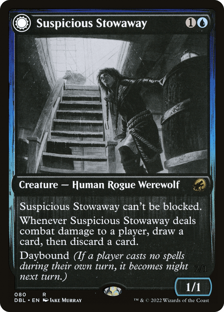 Suspicious Stowaway // Seafaring Werewolf [Innistrad: Double Feature]