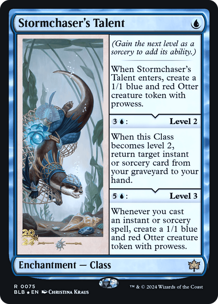 Stormchaser's Talent [Bloomburrow Prerelease Promos]