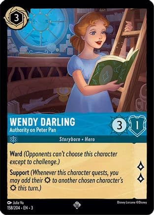 Wendy Darling - Authority on Peter Pan (158/204) [Into the Inklands] Cold Foil